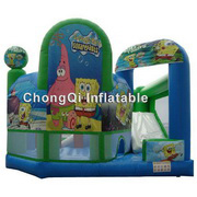 spongebob combo inflatable bouncer